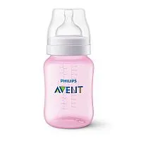 MAMADEIRA ANTI-COLIC CLASSIC+ 260ML ROSA - PHILIPS - AVENT