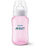 MAMADEIRA ANTI-COLIC CLASSIC+ 330ML ROSA - PHILIPS - AVENT