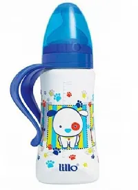 MAMADEIRA COM ALAS CACHORRINHO 300ML AZUL - LILLO
