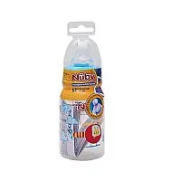 MAMADEIRA ESTAMPADA 120ML BICO NORMAL AZUL - NUBY