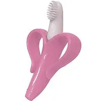 MASSAGEADOR DE GENGIVA BANANA ROSA - BUBA BABY 