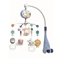 PROJETOR E MBILE MUSICAL TURMINHA ANIMAL AZUL - BABY STYLE