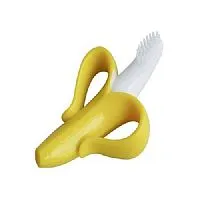 MORDEDOR MASSAGEADOR DE GENGIVA BANANA SILICONE - BUBA BABY 