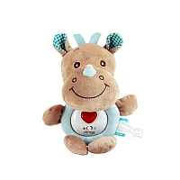 PELCIA MUSICAL RINOCERONTE ROCKY - CLINGO