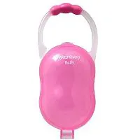 PORTA CHUPETA COM ALA  ROSA - GIROTONDO BABY