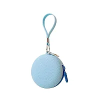 PORTA CHUPETA EM SILICONE AZUL - CLINGO