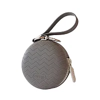 PORTA CHUPETA EM SILICONE GRAFITE - CLINGO