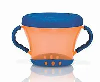 PORTA LANCHINHO AZUL COM LARANJA  - NUBY