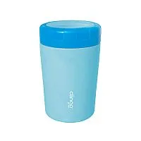 POTE TRMICO COM COLHER 420ML AZUL - CLINGO
