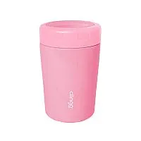 POTE TRMICO COM COLHER 420ML ROSA - CLINGO