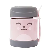 POTE TRMICO COM TALHER GUMY ROSA 320ML - BUBA