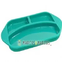 PRATO COM 3 DIVISRIA EM SILICONE OLLIE O ELEFANTE - MARCUS & MARCUS