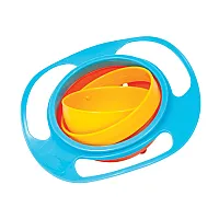 PRATO GIRO BOWL AZUL E LARANJA  - BUBA 