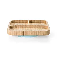 PRATO QUADRADO COM DIVISRIAS E VENTOSA AZUL BAMBU - FISHER PRICE