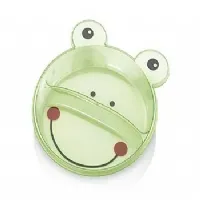 PRATO RASO COM DIVISRIAS FUNNY MEAL SAPO - MULTIKIDS MULTILASER