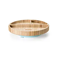 PRATO REDONDO COM DIVISRIAS E VENTOSA AZUL BAMBU - FISHER PRICE