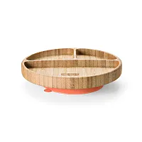 PRATO REDONDO COM DIVISRIAS E VENTOSA ROSA BAMBU - FISHER PRICE
