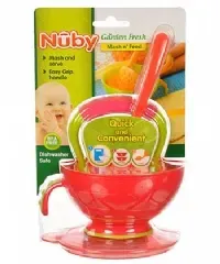PREPARADOR DE PRIMEIRAS PAPINHAS GARDEN FRESH VERMELHO - NUBY