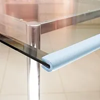 PROTETOR PARA BORDA DE VIDRO FORTAMATO U AZUL 2 METROS - COMTAC