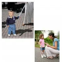 PULSEIRAS PARA PASSEAR  AMARELA COM BRANCO - SAFETY