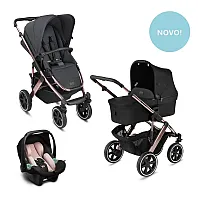SALSA 4 BUBBLE TRIO (CARRINHO + BEB CONFORTO TULIP + ADAPTADOR + MOISES) - ABC DESIGN