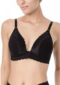 SOUTIEN DE AMAMENTAO COM BOJO PRETO - LOVE SECRET