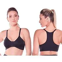 SOUTIEN NADADOR C/ BUSTO MOLDADO PRETO - FEMINIZE