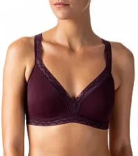 SOUTIEN TOP BRALETTE COM RENDA 51921 VINHO TANNAT - LIZ