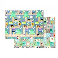 TAPETE ABC CIDADE DOBRVEL DUPLA FACE 180CM X 200CM X 1CM - IBIMBOO