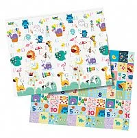 TAPETE DOBRVEL DUPLA FACE 200X150X1CM ABC - MARCUS & MARCUS