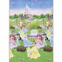 TAPETE DUPLA FACE TRIP DOBRADO PRINCESAS 1,80CM X 120CM - JOLITEX