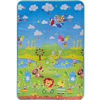 TAPETE INFANTIL DUPLA FACE PORTTIL ABC ANIMAL DA SELVA 3001 - IBIMBOO