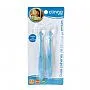 2 COLHERES DE SILICONE PREMIUM AZUL - CLINGO