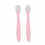 2 COLHERES DE SILICONE PREMIUM ROSA - CLINGO