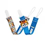 2 PRENDEDORES DE CHUPETA AZUL TIGRE - CLINGO