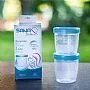 4 RECIPIENTES 180ML PARA ARMAZENAR LEITE MATERNO - SANA BABIES