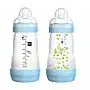 DOUBLE PACK FIRST BOTTLE 260ML BOYS - MAM