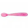 CONJUNTO DE DUAS COLHERES DE SILICONE MACIA ROSA - CHICCO