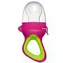 ALIMENTADOR PORTA FRUTINHA DE SILICONE ROSA - BUBA 