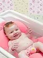 ALMOFADA PARA BANHO GRANDE DOCE ROSA   BABY PIL