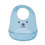 BABADOR DE SILICONE COM CATA MIGALHAS GUMY AZUL - BUBA