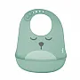 BABADOR DE SILICONE COM CATA MIGALHAS GUMY VERDE - BUBA