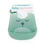 BABADOR DE SILICONE COM CATA MIGALHAS GUMY VERDE - BUBA