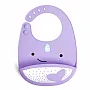 BABADOR DE SILICONE ZOO BALEIA NARVAL - SKIP HOP