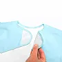 BABADOR IMPERMEVEL COM MANGA LONGA AZUL - NUBY