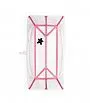 BANHEIRA FLEXI BATH DOBRVEL TRANSPARENTE COM ROSA - STOKKE