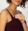 BLUSA ALCINHA COM BOJO DE AMAMENTAO 21061 VINHO TANNAT - LIZ