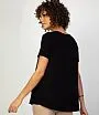 BLUSA DE AMAMENTAO MANGA CURTA 21062 PRETO - LIZ