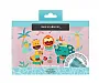 BOX DE REFEIO 700ML TROPICAL ROSA - MARCUS & MARCUS 