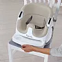 CADEIRINHA DE ALIMENTAO BABY BASE SEAT 2X1 CREME - INGENUITY